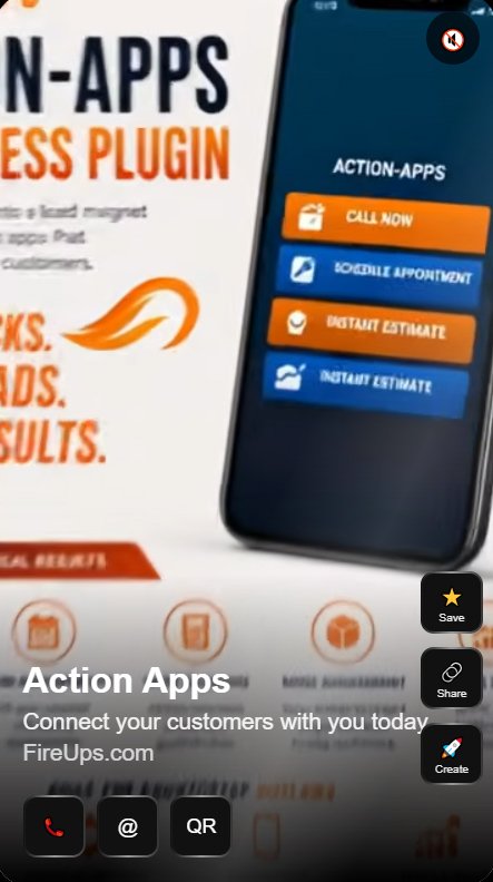 10 Reasons You Need to Try ACTION Apps - Free Business Card image 3
